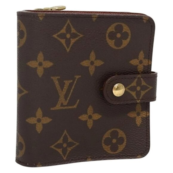 LOUIS VUITTON Monogram Compact Zip Wallet - Picture 1 of 15